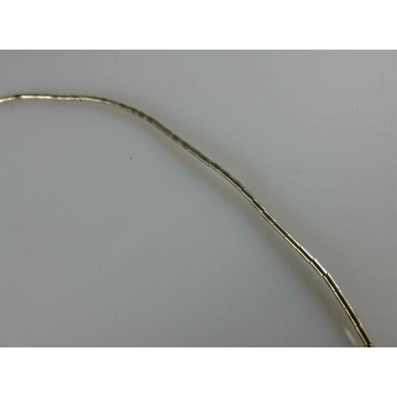 16" TL Sterling Silver Boho Bead & Multicolored Ball Enhancer Choker Necklace - Picture 9 of 9